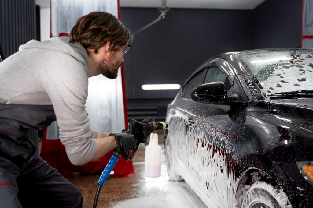 Exterior car detailing
